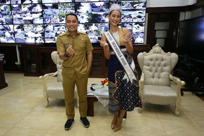 Puteri Indonesia Ajak Anak Muda Bangun Surabaya