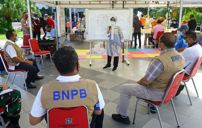 Utusan BNPB Pusat Bertemu Risma, Ini yang Dibahas Soal Covid-19