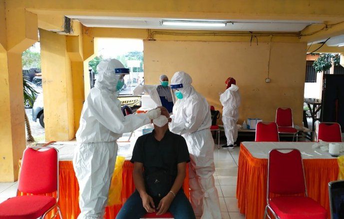 Swab Massal Penghuni Rusun Masih 20 Persen