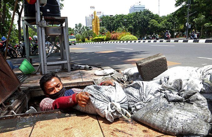 Cegah Genangan di Pusat Kota Aliran Air Dibagi Menjadi Dua Sisi