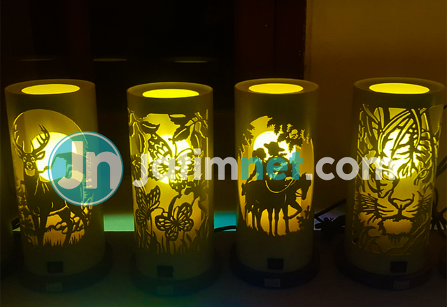 Pemuda di Probolinggo Ini Sulap Paralon Jadi Kerajinan Lampu Cantik Bernilai Ekonomi