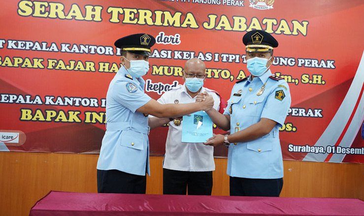 Indra Bangsawan Resmi Nahkodai Kanim Tanjung Perak