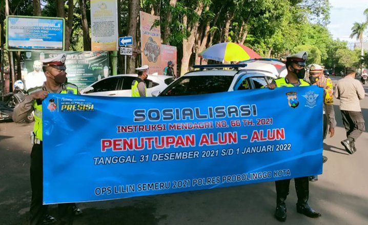 Akses Menuju Alun-alun Kota Probolinggo Bakal Ditutup di Malam Tahun Baru