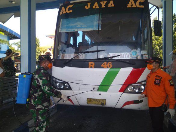 Cegah Covid-19 Oleh Pemudik, Bilik Disinfektan Disiapkan di Terminal dan Stasiun
