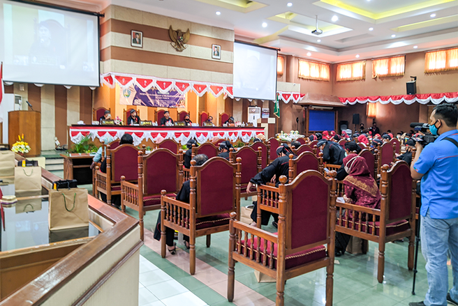 Satu Anggota Dewan Confirmed Covid-19, DPRD Ponorogo Lockdown&nbsp;