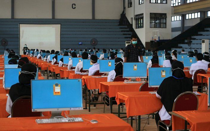 Peserta SKB CPNS yang Reaktif Ditempatkan di Ruang Khusus