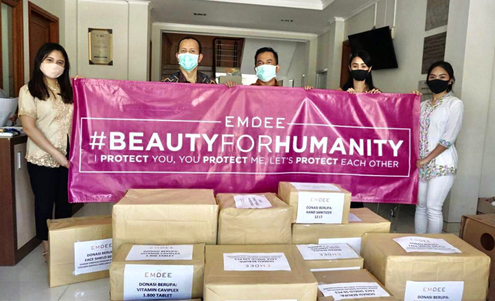 Lawan Covid-19, The Emdee Skin Clinic Beri Bantuan ke Tim IDI Surabaya