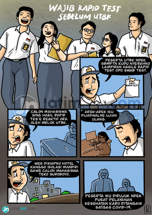 Rapid Test Bikin Peserta UTBK Pusing