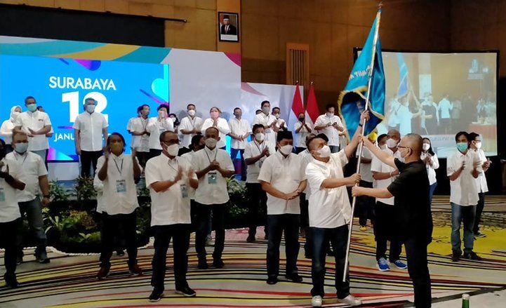 Pelantikan PWI Jatim, Pers Harus Sehat, Cerdas, dan Berwibawa