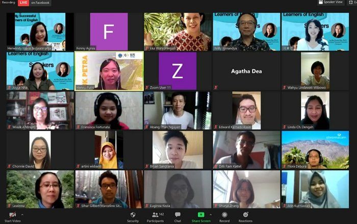 Ingin Mahir Bahasa Inggris, 823 Peserta dari 42 Negara Ikuti Webinar International