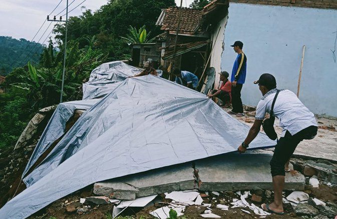 Tiga Rumah di Tiris Probolinggo Terdampak Longsor
