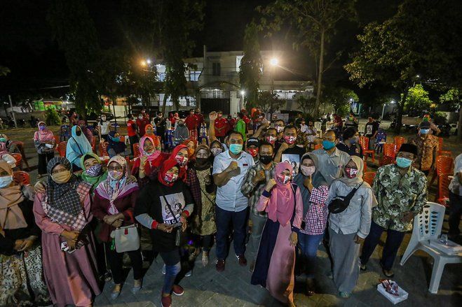 Ingat Kerja Tata Kampung, Warga Tandes Dukung Eri Cahyadi