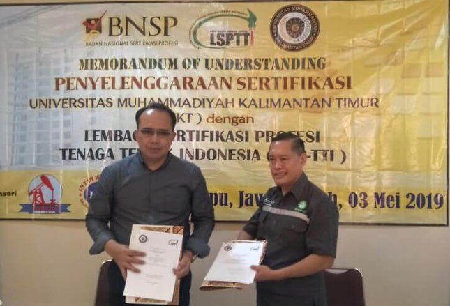 Bentuk SDM Berkualitas, LSPTTI MoU dengan UMKT