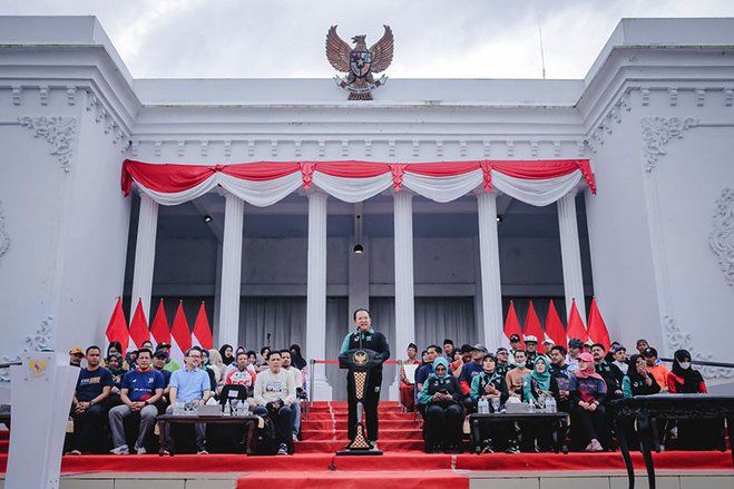 Hari Kesehatan Nasional, Dinkes Jember Ajak Gowes dan Senam Bersama