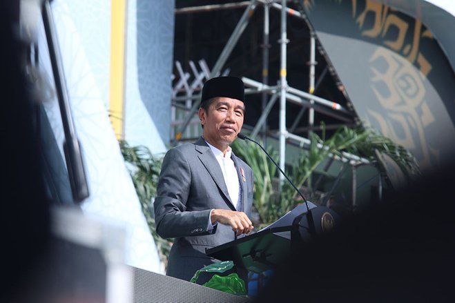 Jokowi Sebut Pemerintah Dukung NU Bangun Peradaban Dunia