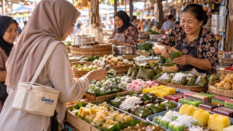 Jajanan Pasar Bertahan di Tengah Makanan Kekinian