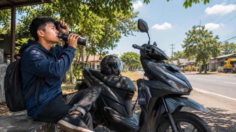 Naik Motor Saat Panas Perlu Jaga Kondisi Tubuh