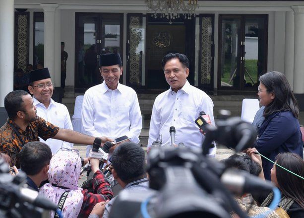 Bertemu Yusril, Presiden Jokowi Bahas Ketatanegaraan