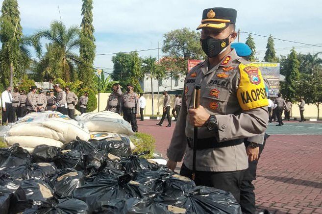 Puluhan Anggota Polres Probolinggo Jalani IsoMan Akibat Terpapar Covid-19