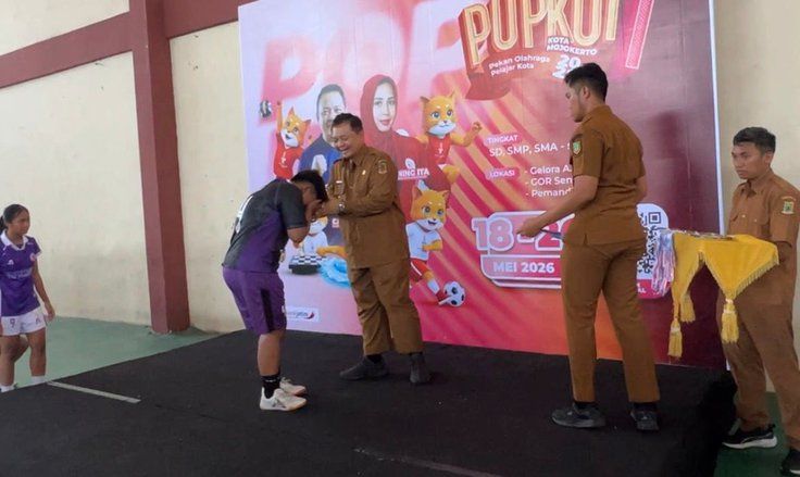 Final Futsal Popkot 2026 Mojokerto Berlangsung Meriah, Berikut Daftar Juara Lengkap