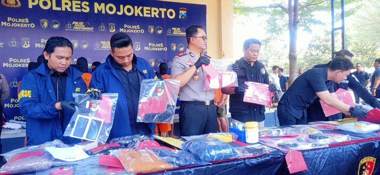 Lima Hari Menjabat, Kapolres Mojokerto Ungkap 11 Kasus Kriminal