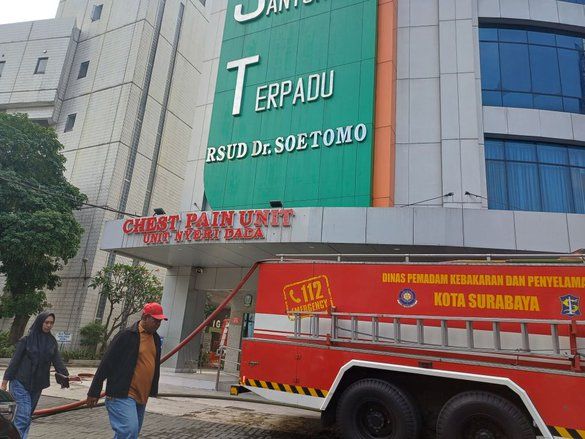 Ruang Operasi RSUD dr Soetomo Surabaya Terbakar, Seorang Pasien Meninggal Dunia