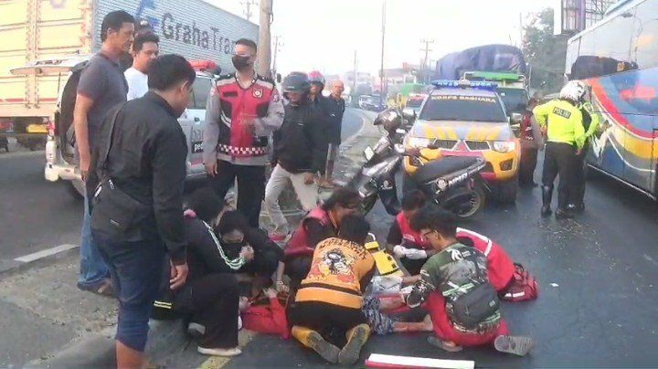 Kecelakaan Motor dan Truk di Sooko Mojokerto, Dua Orang Meninggal Dunia