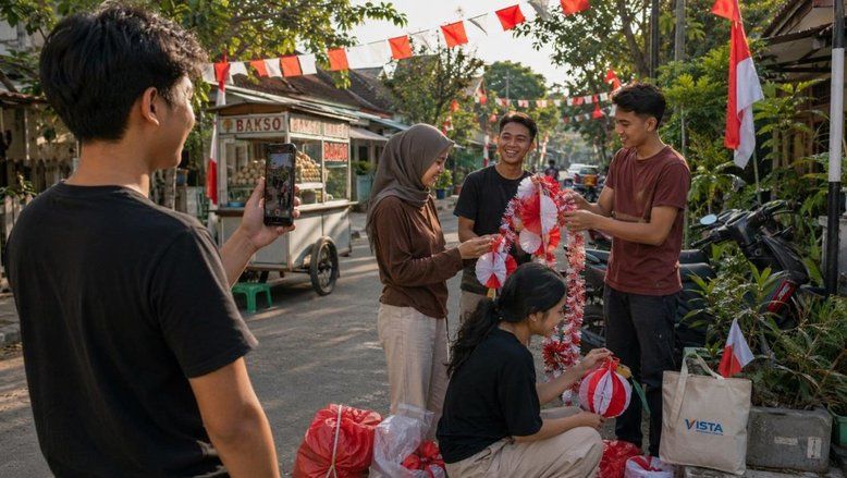 Tips Membuat Konten Agustusan yang Natural di Media Sosial
