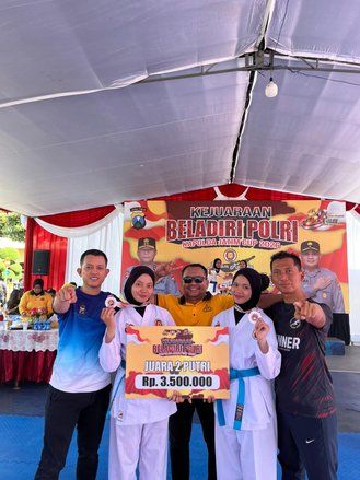 Polres Ngawi Raih Medali Perak dan Perunggu di Kejuaraan Beladiri Polri Kapolda Jatim Cup 2026