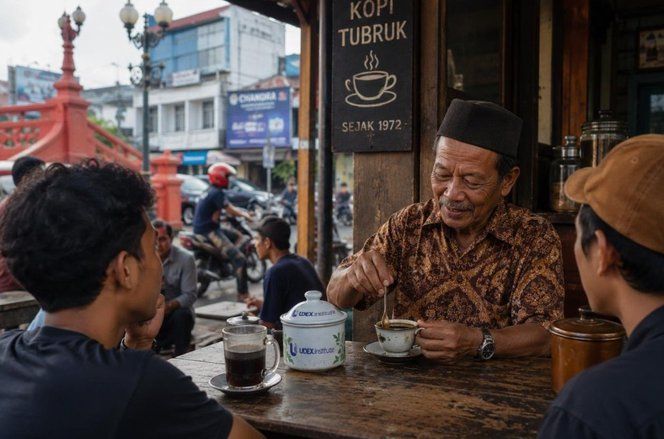 Kopi Tubruk Masih Bertahan di Tengah Tren Kopi Modern