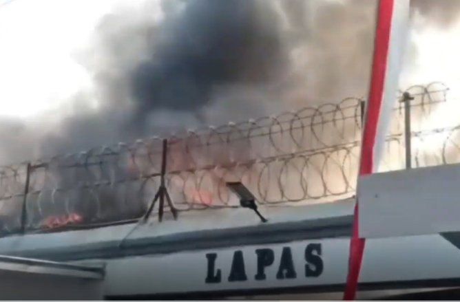 Gedung Aula Lapas Ngawi Terbakar, Sumber Api dari Penampungan Sampah