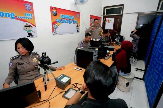 Pemohon SIM di Blitar Naik Tajam Jelang Libur Lebaran
