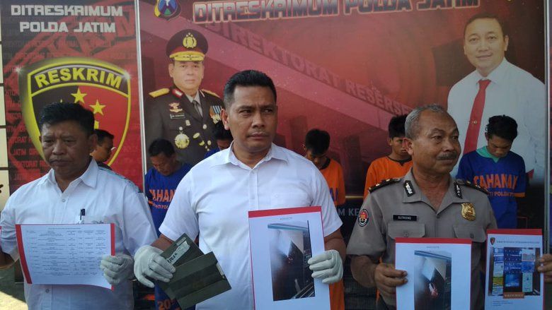 Polda Jatim Bekuk Penadah Komplotan Curanmor Antar Kota