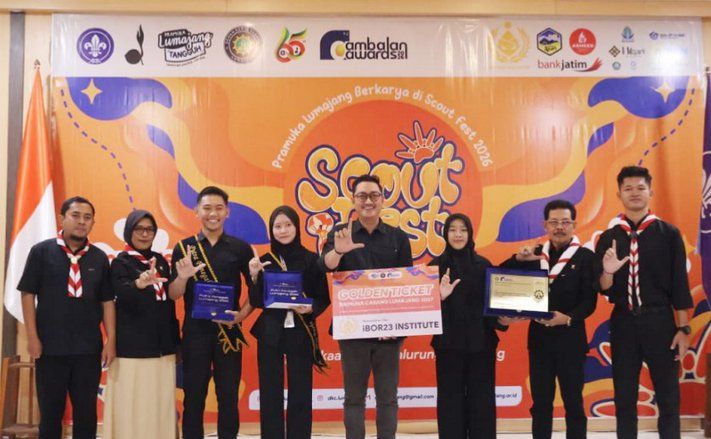 Tutup Lumajang Scout Fest, Wabup: Pramuka Ladang Ide Segar Anak Muda