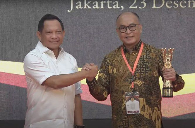 Kota Mojokerto Peringkat Pertama Kota Terinovatif dalam Innovative Government Award 2022.