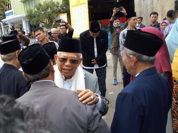 Pesan Ma&#39;ruf Amin Buat Ortu Beranak Tiga atau Lima