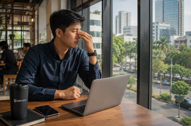 Mata Lelah Setelah Menatap Layar dan Cara Menguranginya