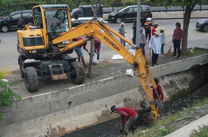 Jaga Kualitas Udara, Pemkot Surabaya Bangun Taman di Underpass Mayjend Sungkono