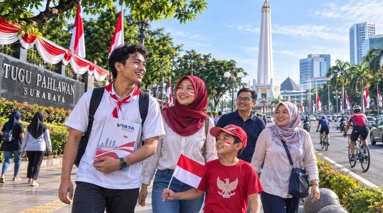 Surabaya dan Jejak Kota Pahlawan Jelang 17 Agustus
 