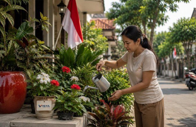 Tanaman Merah Putih untuk Mempercantik Halaman Rumah