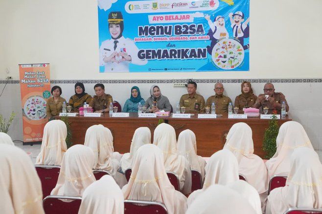 Ajak Pelajar Konsumsi Makanan Sehat, Pemkot Mojokerto Gulirkan B2SA ke Sekolah