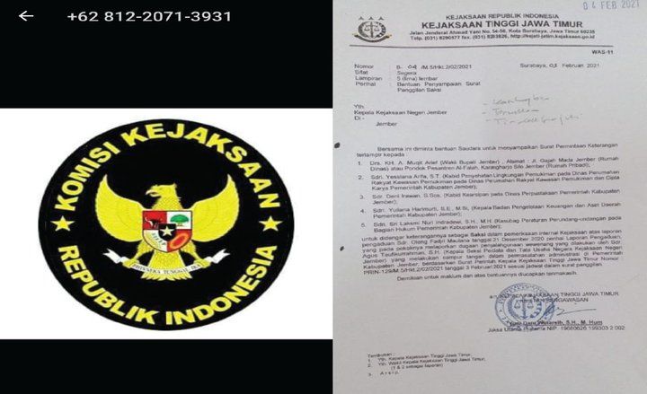 Pelapor Pejabat Kejari Ternyata Pensiunan Kadis
