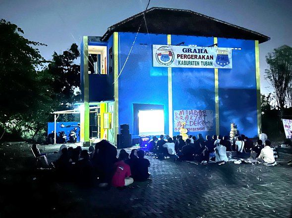 PMII Tuban Gelar Nobar “Pesta Babi”, Soroti Krisis Sosial-Ekologi Hingga Militerisme