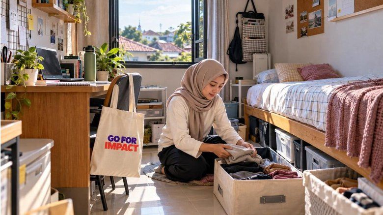 Kamar Kos Kecil Tetap Nyaman, Mulai dari Mana?