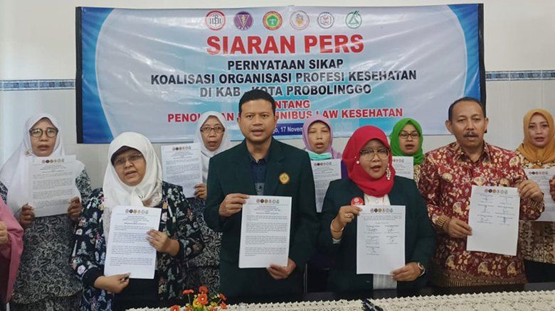 Soal RUU Omnibus Law Kesehatan, Koalisi Profesi Kesehatan se Probolinggo Raya Ancam Mogok Kerja