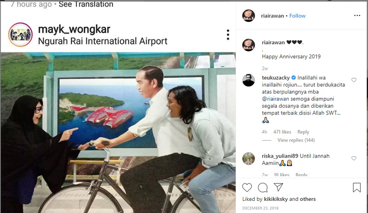 Ria Irawan Meninggal Setelah Berjuang Melawan Kanker dan Tumor