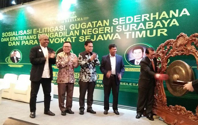 Era Digital, PN Surabaya Kenalkan Pelayanan E-Litigasi