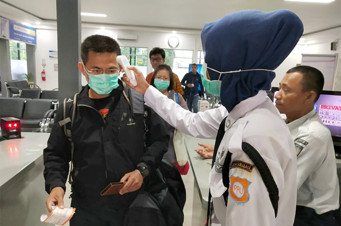 KAI Daop 8 Larang Penumpang Dengan Suhu 38 Derajat Lakukan Perjalanan