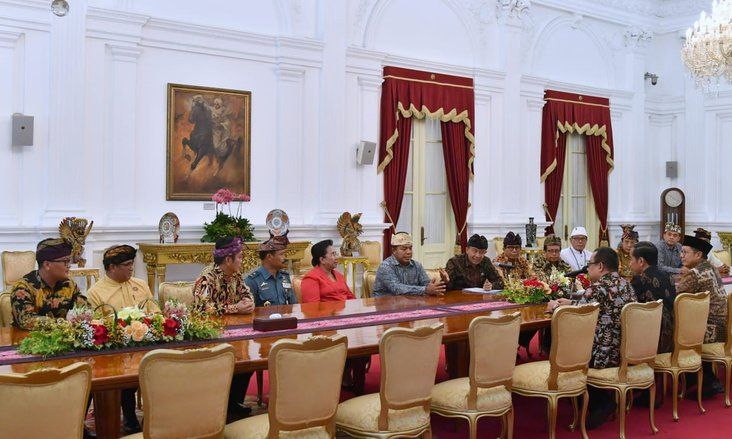 Bertemu Presiden, Pengurus PHDI Berharap Pilpres Damai