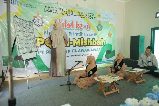PLN Nusantara Power UP Tanjung Awar-Awar Perkuat Pendidikan Karakter Anak Lewat TPQ